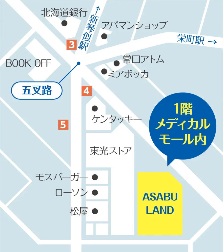 エメラルド整形外科疼痛クリニック 地図