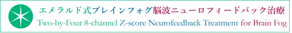 エメラルド式ブレインフォグ脳波ニューロフィードバック治療 Two-by-Four 8-Channel Z-score Neurofeedback Treatment for Brain Fog